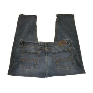 Urban Star Mens Jeans 40x30 Blue Denim Relaxed Straight‎ Dark Wash Stretch